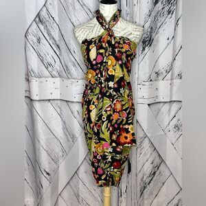 NWT Pottery Barn Sarong With Carrier Bag Floral OS
